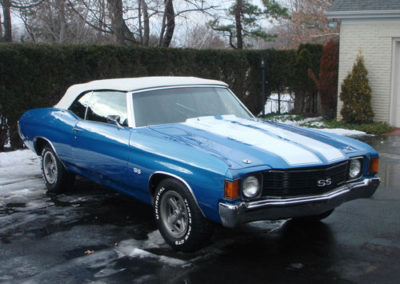 1972 Mulsanne Blue SS 350 Chevelle Convertible