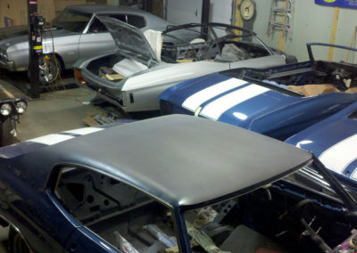 Chevelles in the process of being restored