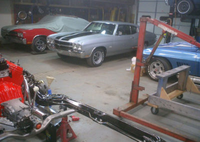 Chevelles in the shop for restoration
