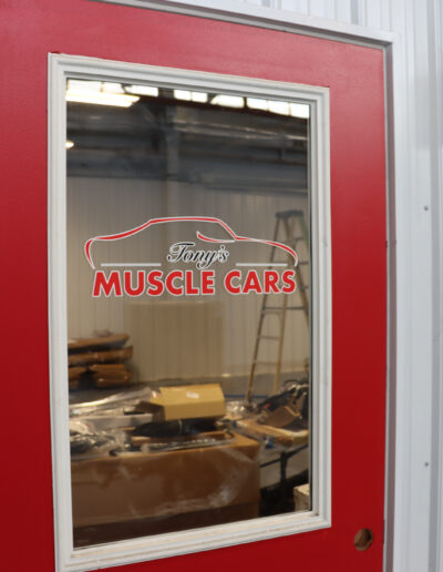 Tony's Muscle Cars door