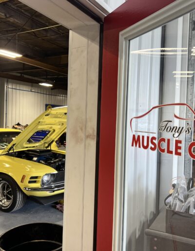 Tony's Muscle Cars Entrance